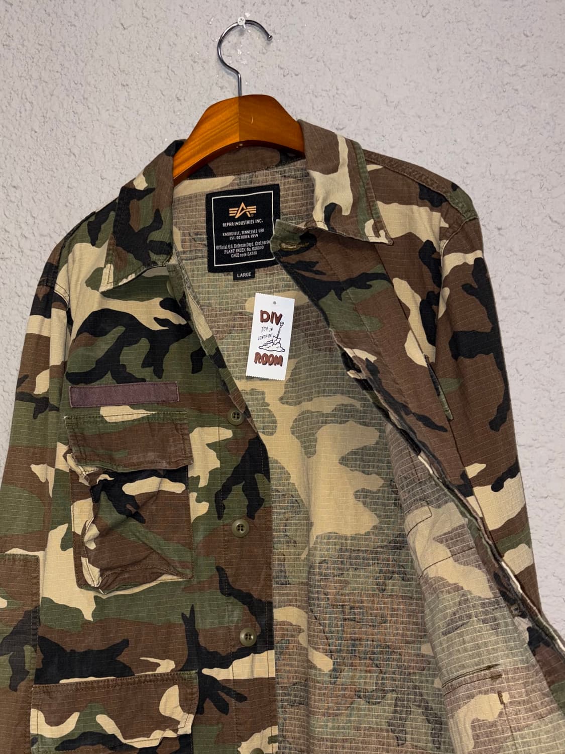 알파인더스트리 카모 워크셔츠 상품이미지5