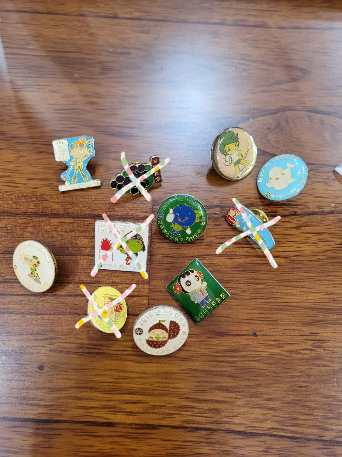 깜찍한 빈티지 뱃지 들 상품이미지1