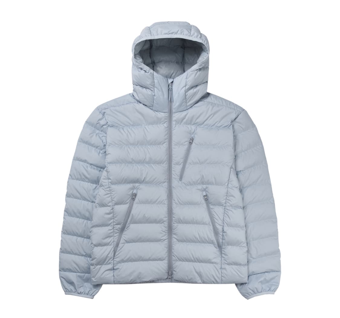 무신사스탠다드 시티레저 후디드 경량패딩 클라우디 블루 M 상품이미지1