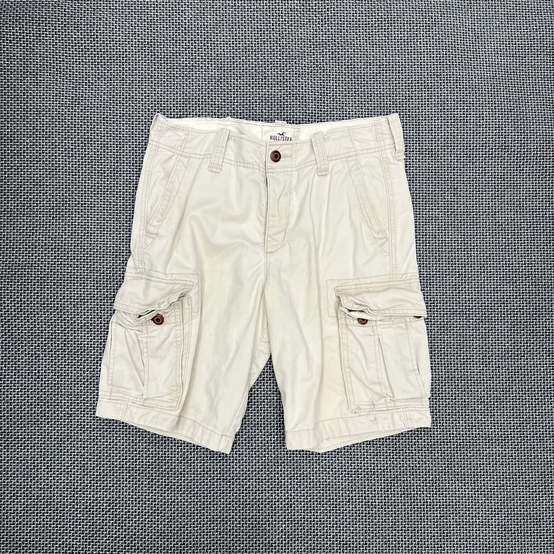 홀리스터 베이지 코튼 팬츠 상품이미지1
