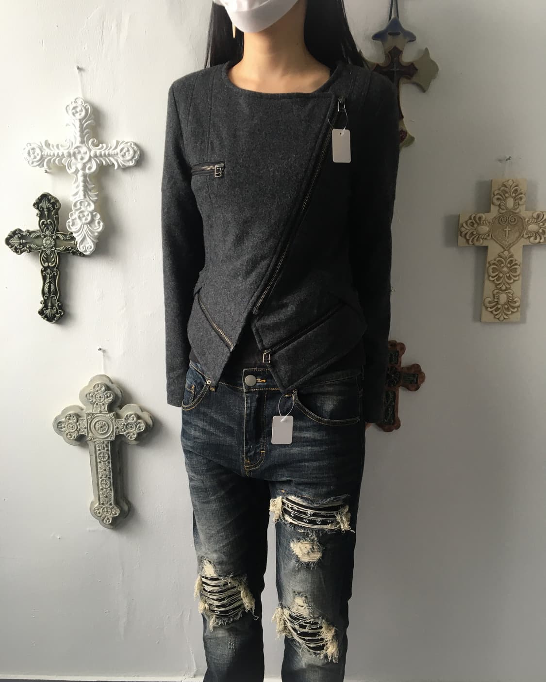 Woolen rider jacket 상품이미지7