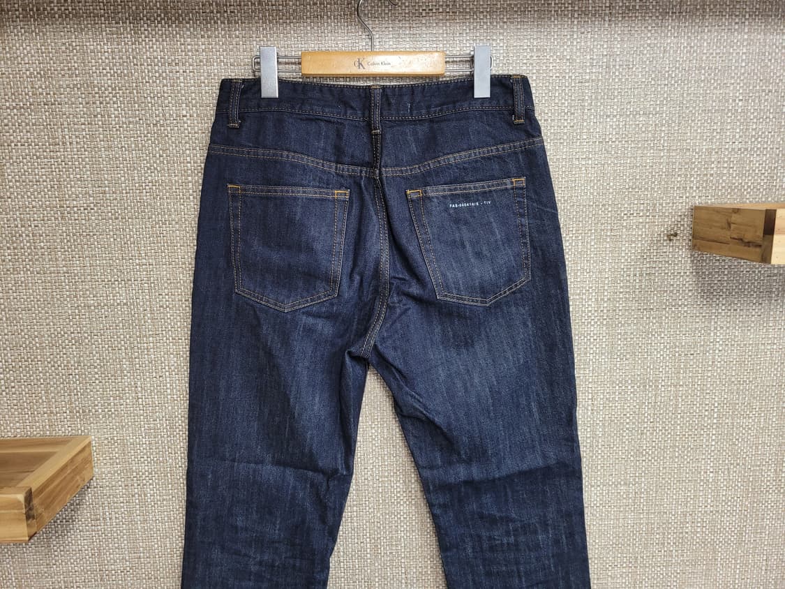 31인치 페이탈리즘 청바지 진청 상품이미지3