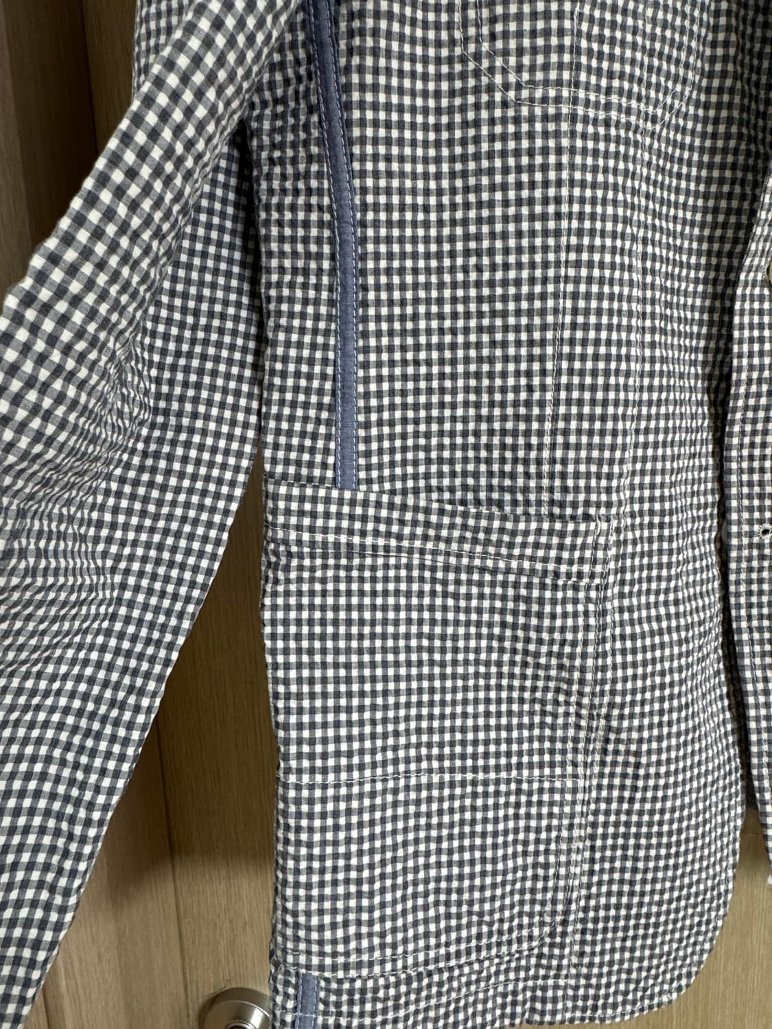 타임옴므 시어서커 싱글 자켓  상품이미지3