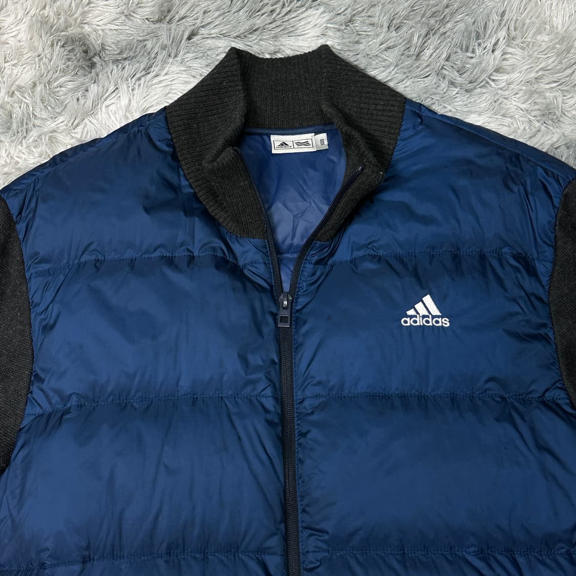 아디다스 골프 다운 니트 패딩 집업 L 상품이미지2