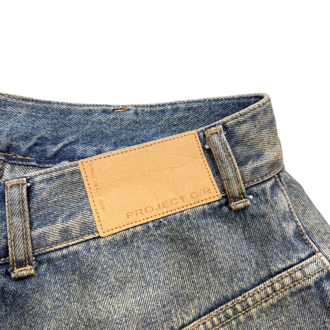 프로젝트 G/R 코티드 백워드 데님 팬츠 바지 3 상품이미지6