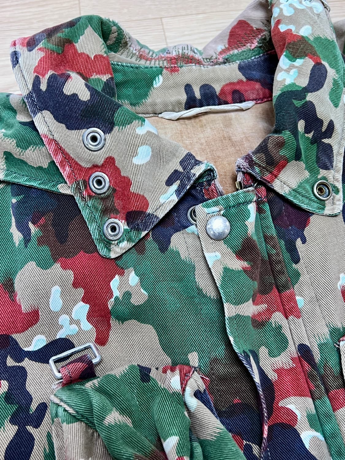 스위스군 M70 알펜플라쥬(Alpenflage) 필드 자켓 상품이미지2