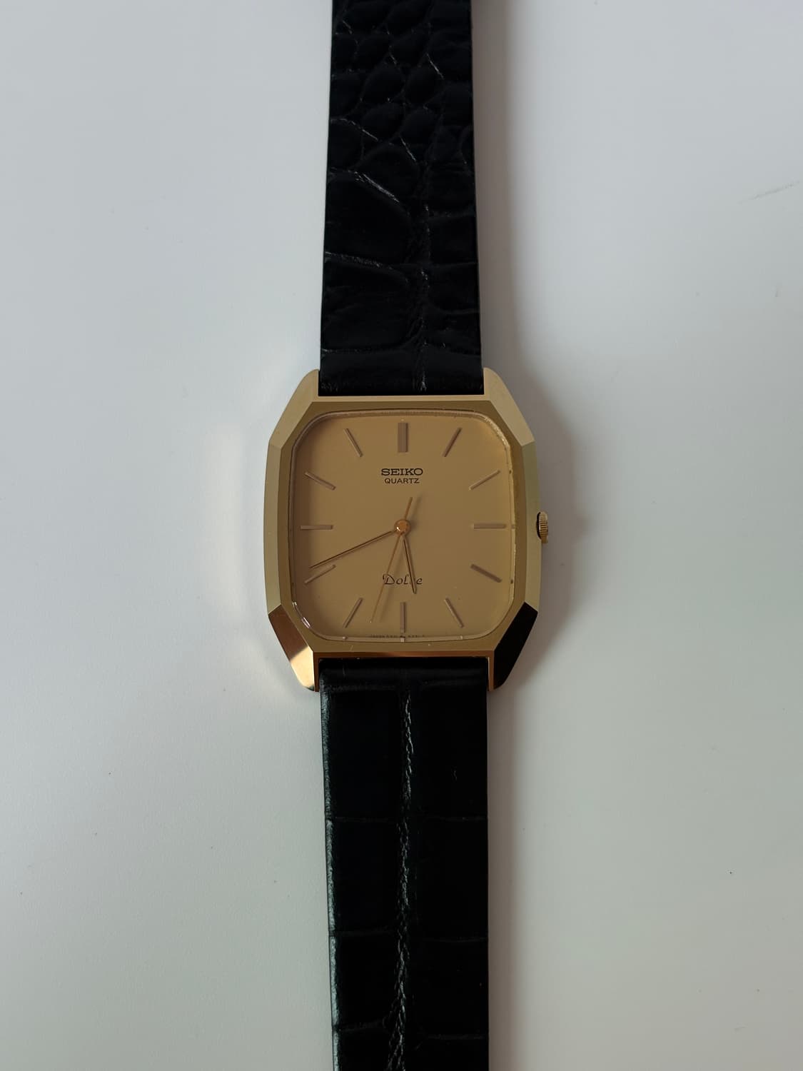 세이코 1980년대 Dolce 골드 탱크 쿼츠 남성 상품이미지2
