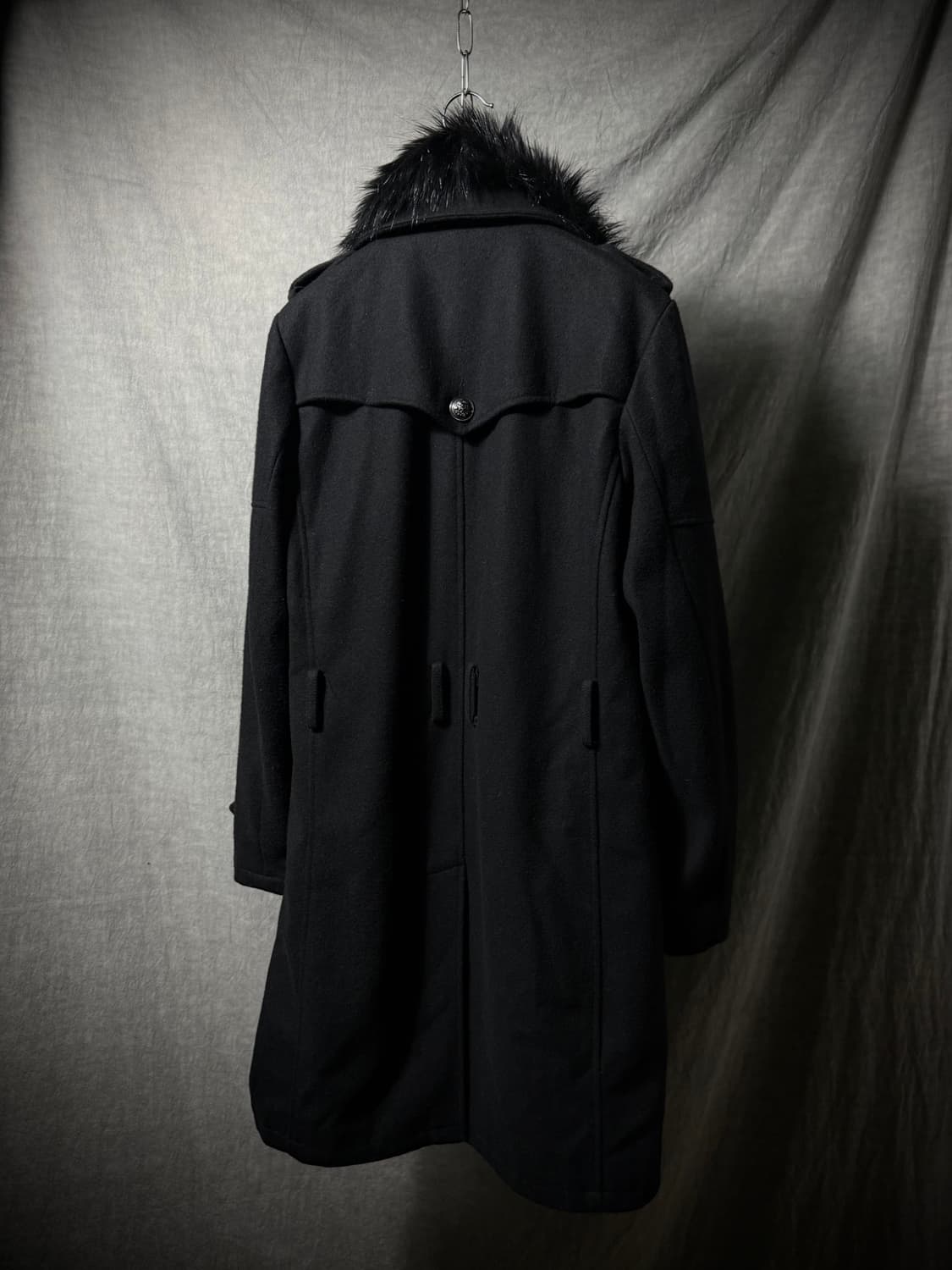 CIVARIZE Fur Trim Double Breasted Coat   상품이미지5
