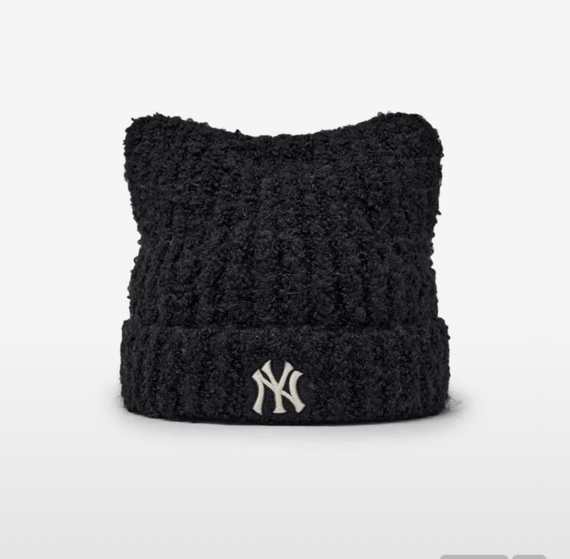 MLB 플러시 미야옹 비니 NY BLACK 상품이미지3