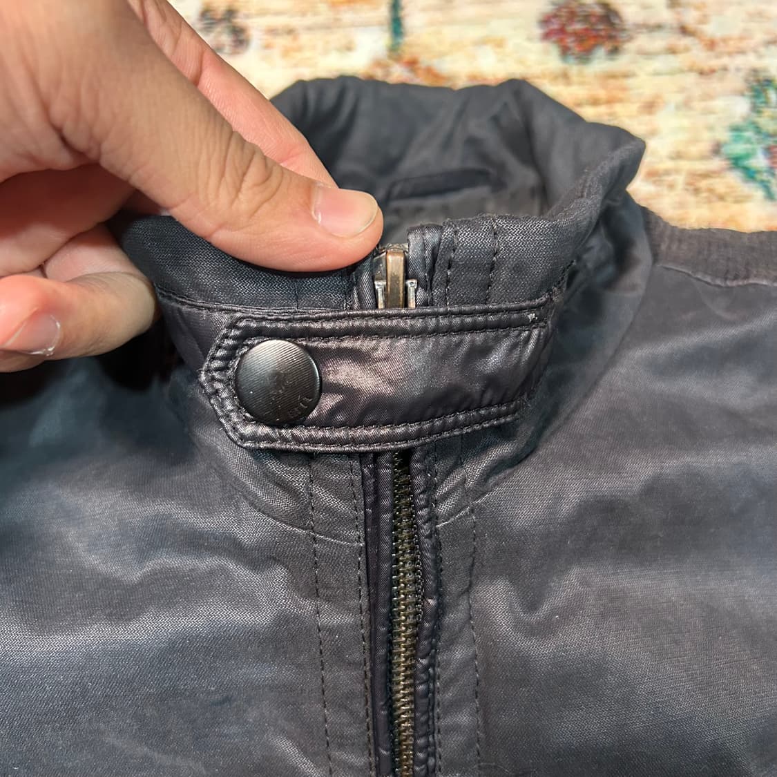 [XL] 디젤 자수로고 바이커 자켓 상품이미지3