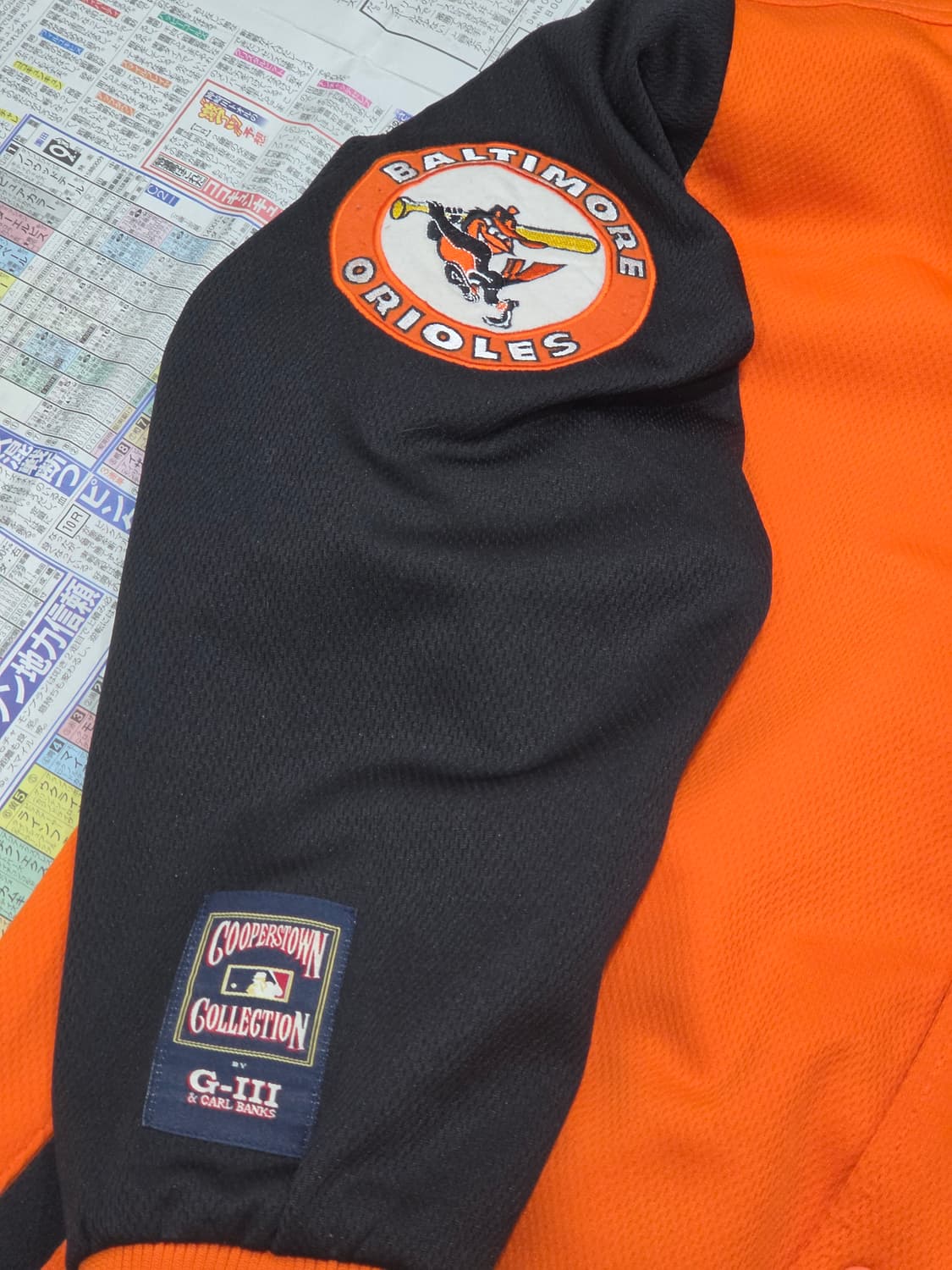 90's G-III 볼티모어 오리올스 바시티자켓 L 상품이미지3