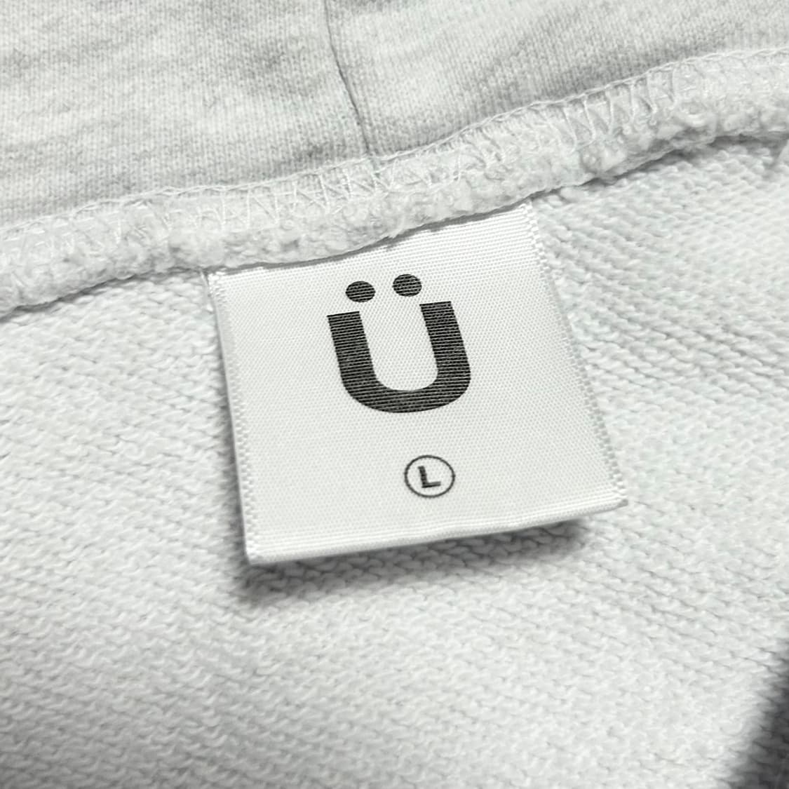 [L] ISTKUNST 이스트쿤스트 하트 레빗 라이트그레이 후드티 상품이미지6