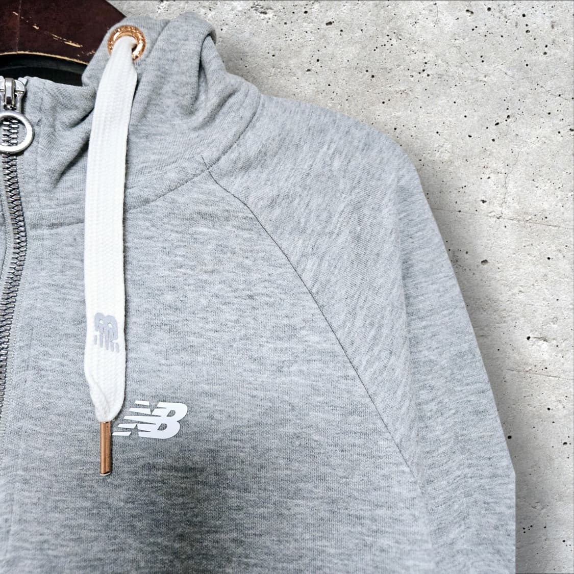 뉴발란스 하프집업 후드티 (90/S) 상품이미지3