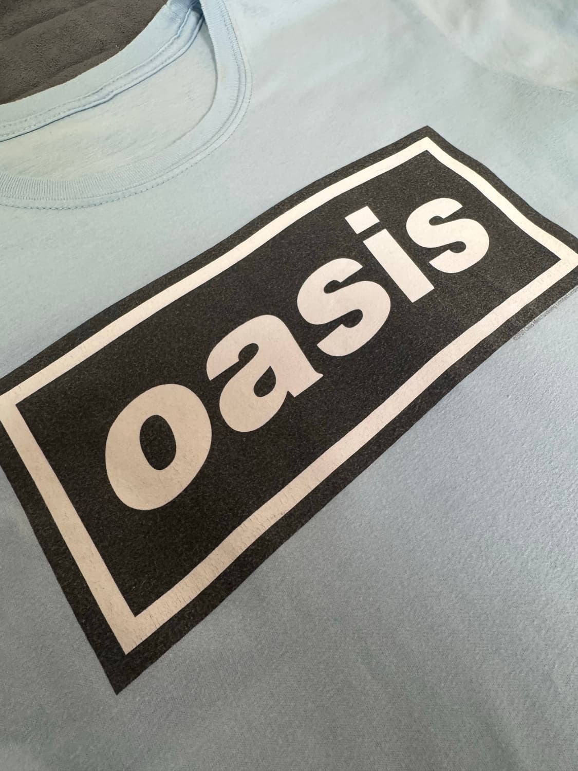 오아시스 2020 공식 머천다이즈 빈티지 밴드티 반팔 상품이미지1