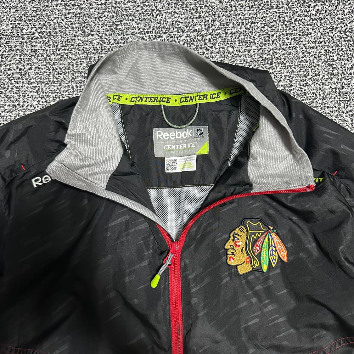 (XL추천) 리복 NHL 블랙호크스 바람막이 윈드브레이커 상품이미지2