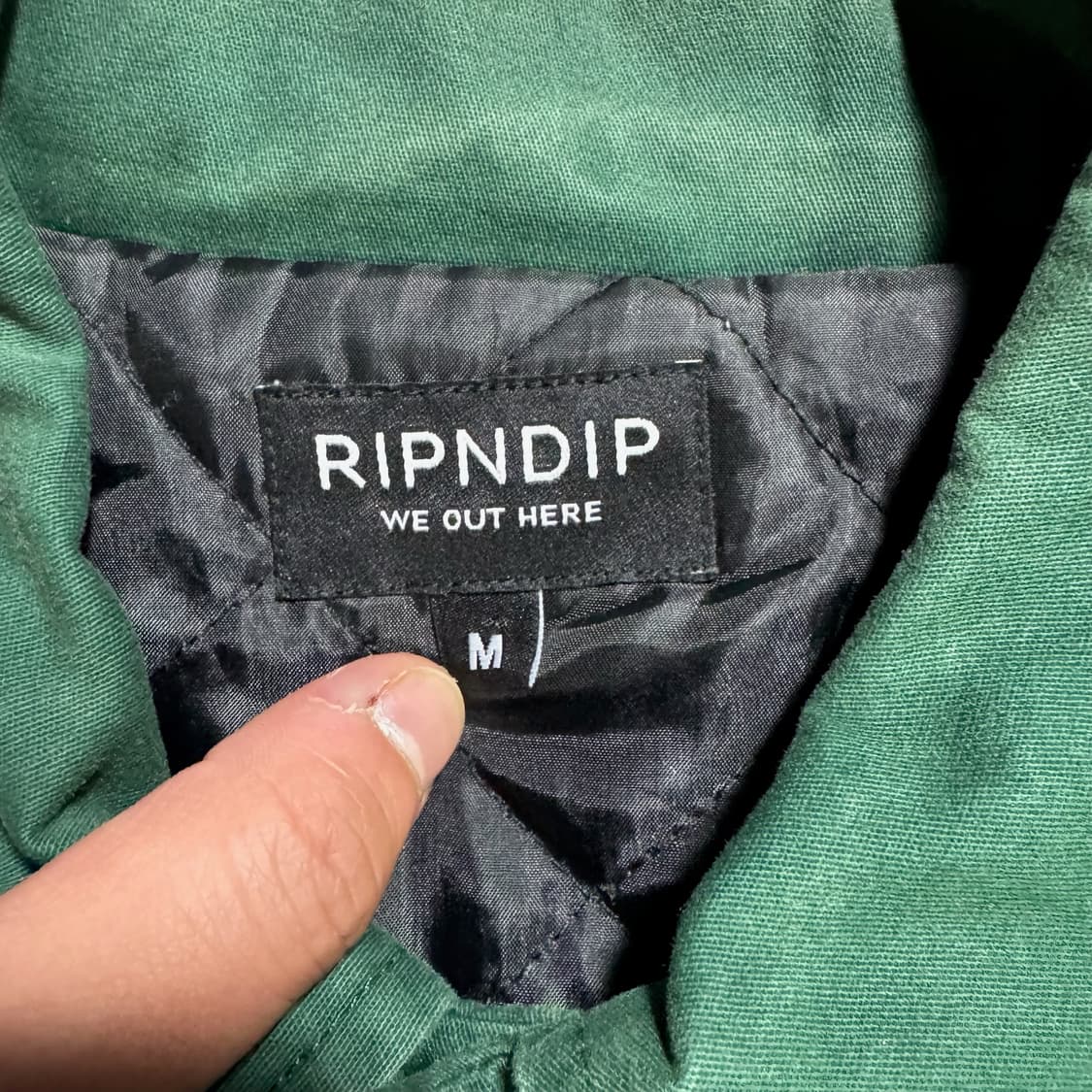RipnDip 립앤딥 세비지 그린 코치 자켓 상품이미지5