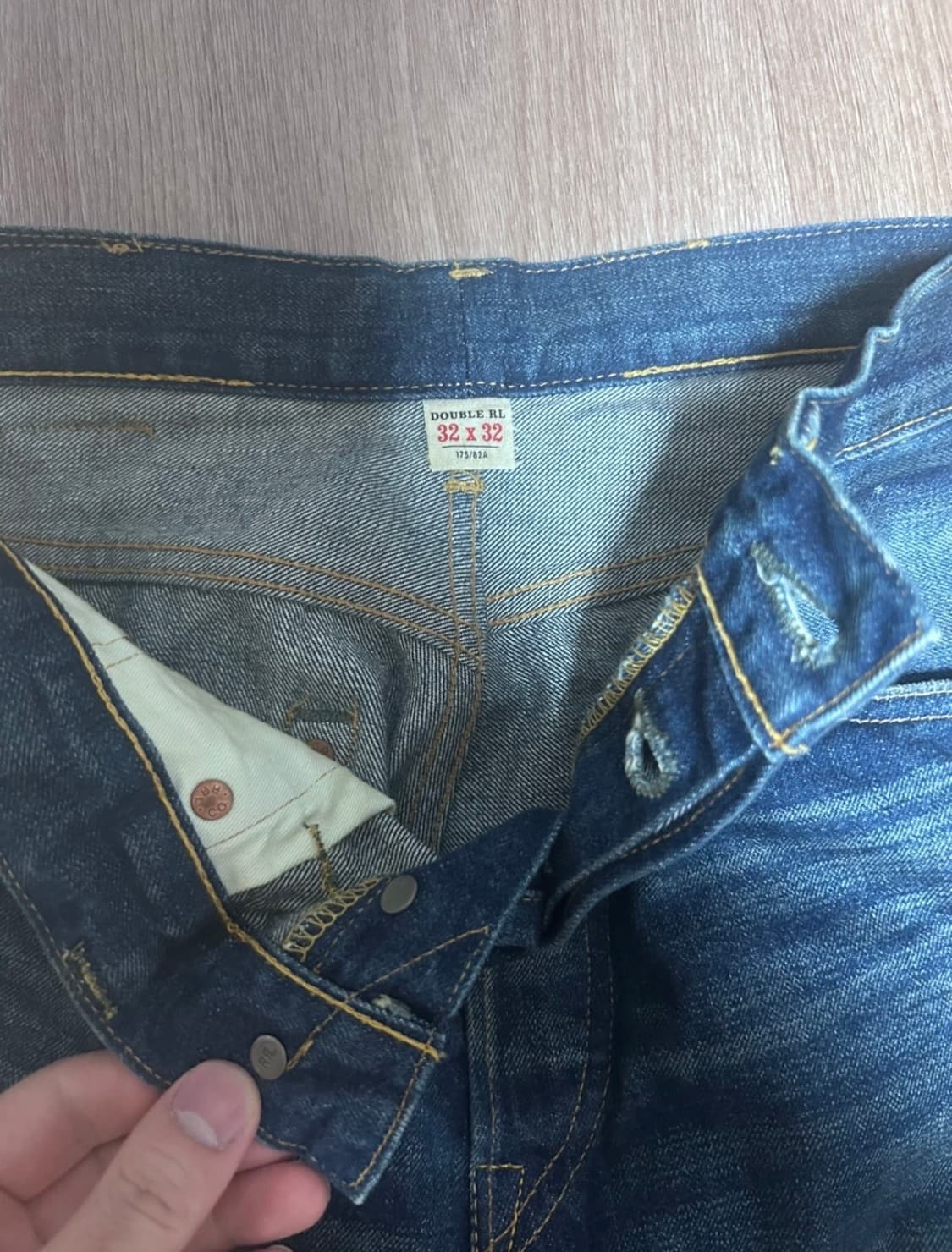 RRL 빈티지 파이브 포켓 그랜드폴스 포켓 데님 32x32  상품이미지2