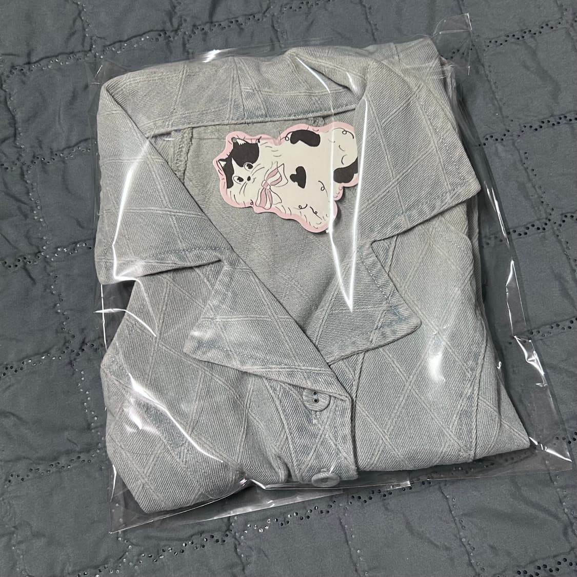 (새상품) 페일제이드 데님 자카드 홀터 드레스 원피스 연청 S  상품이미지10