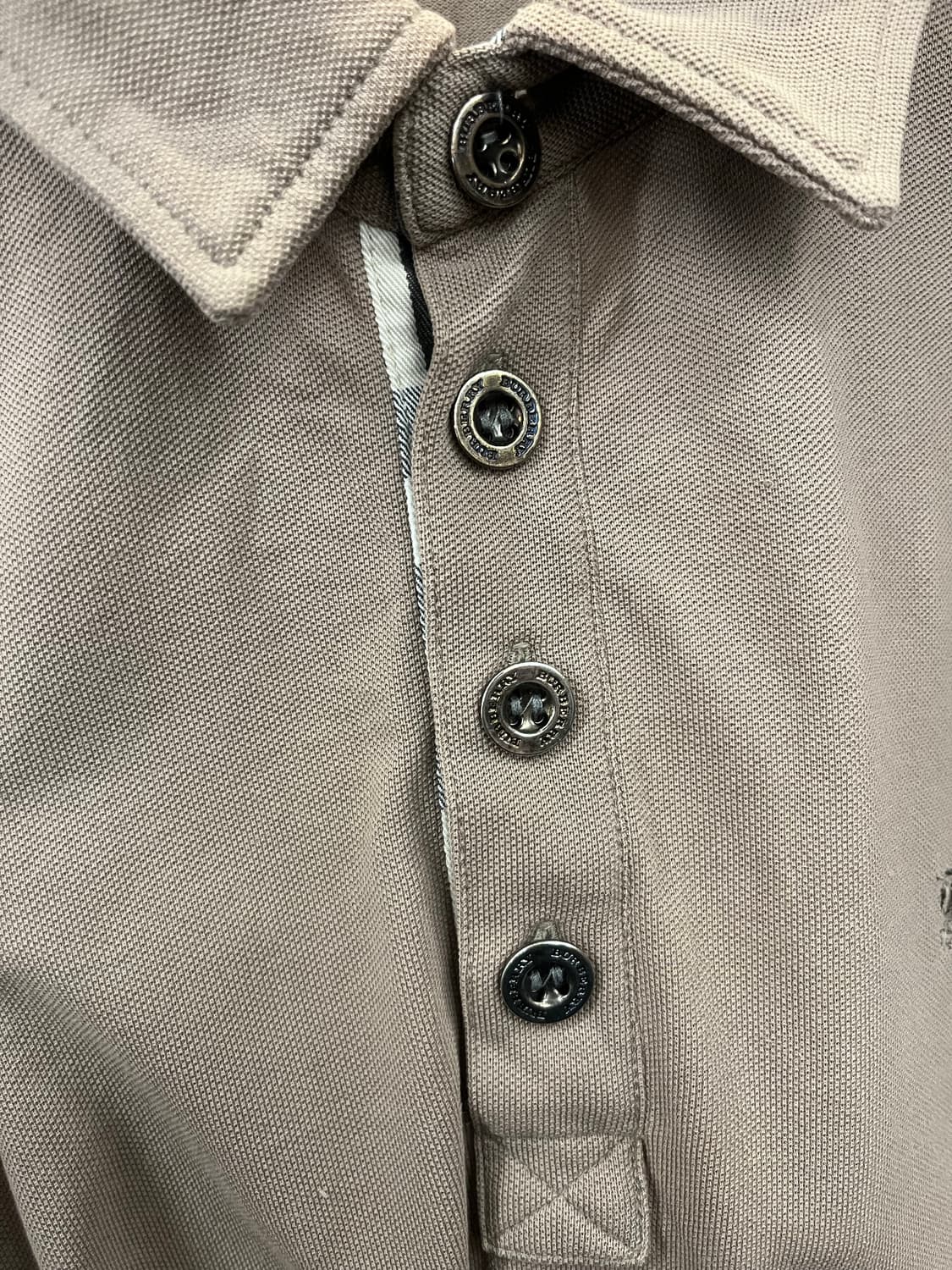 버버리 반팔 코튼 카라티 #csz697 상품이미지4