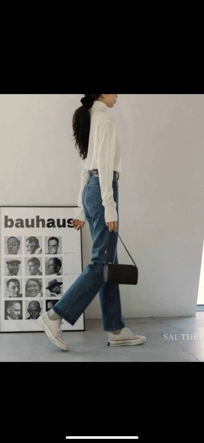 SAL THE 오가닉 코튼 스트레이트 레그 진 M 상품이미지4