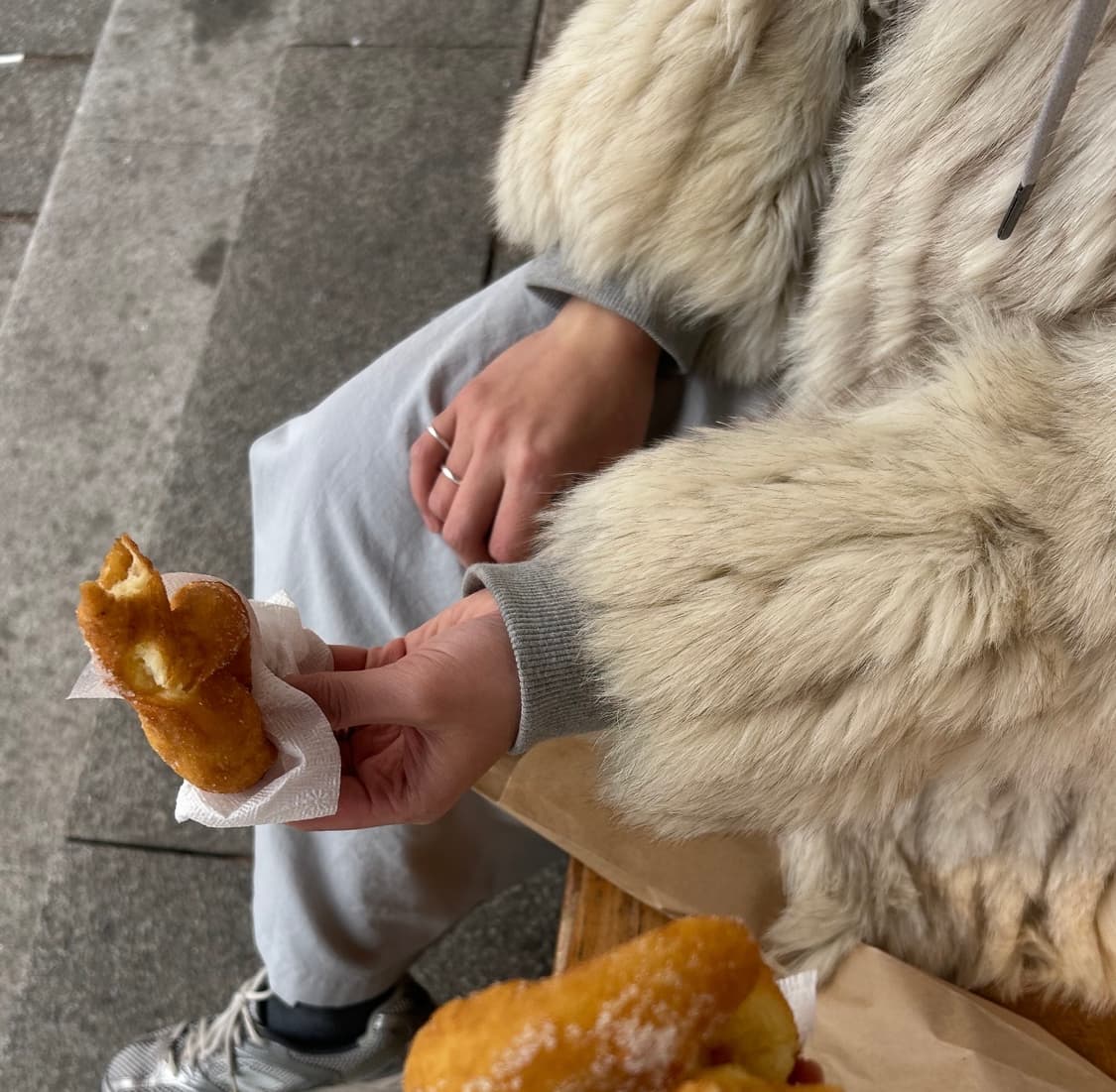 사가폭스 빈티지 퍼자켓 상품이미지3