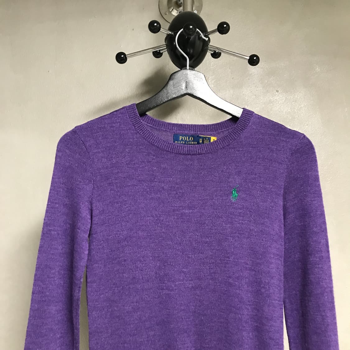 폴로 랄프로렌 QR 니트 퍼플 XS(W) 상품이미지2