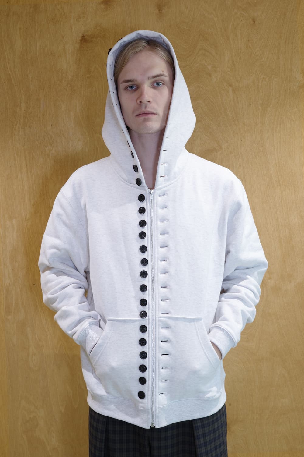 DOESNTMATTER Full - Button Hoodie 상품이미지1