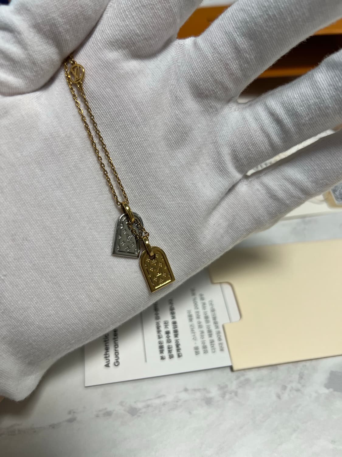 루이비통 나노그램 네클리스 목걸이 M63141 상품이미지2