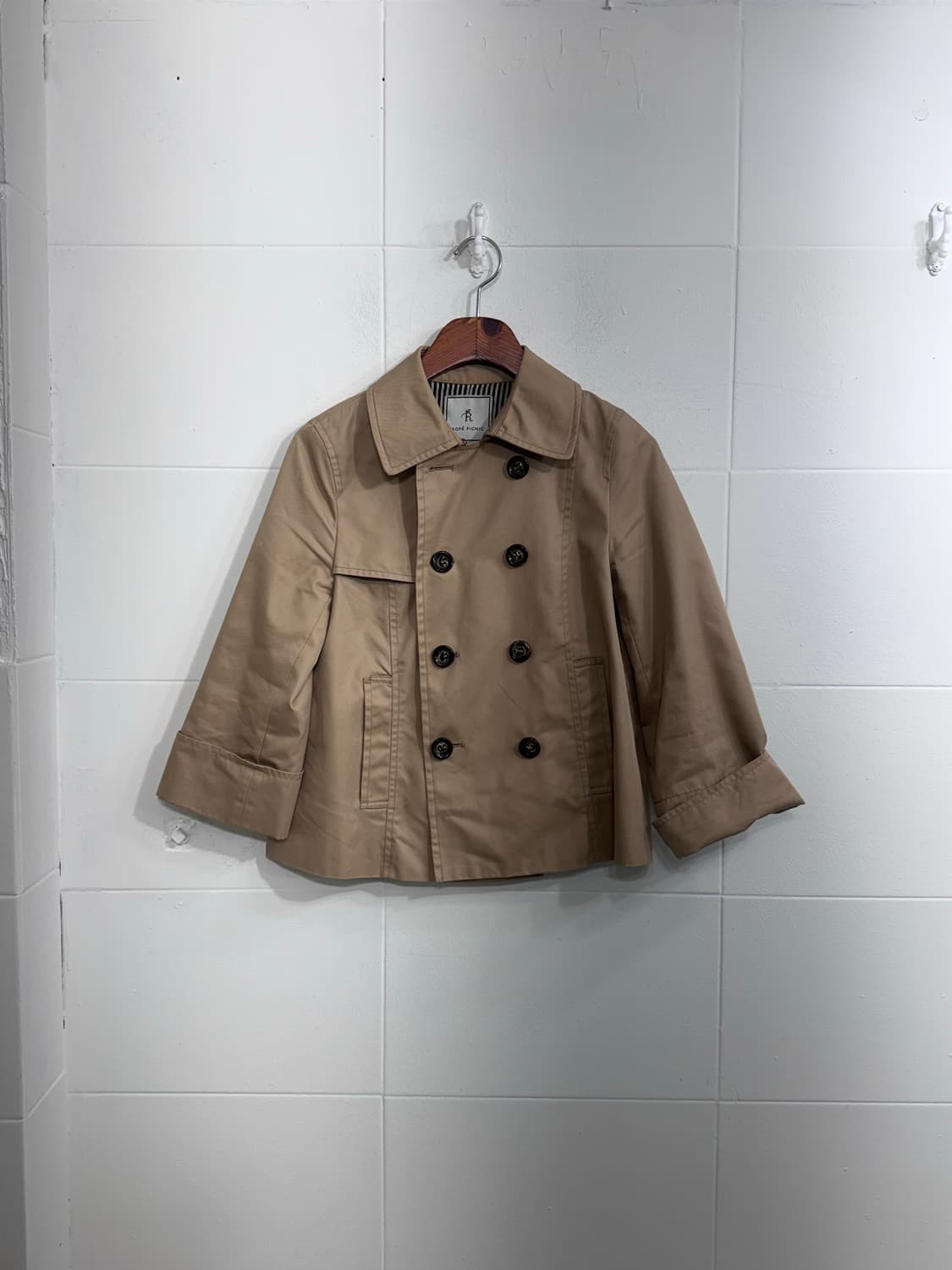 초코 브라운 니혼진 트렌치코트 코디세트  상품이미지6