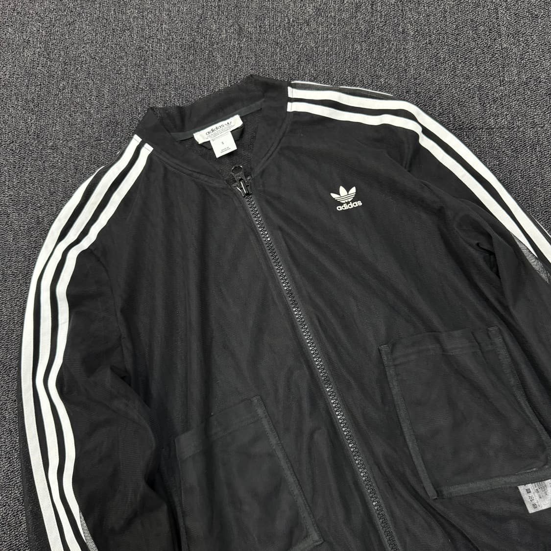 아디다스 시스루 삼선 져지  상품이미지2