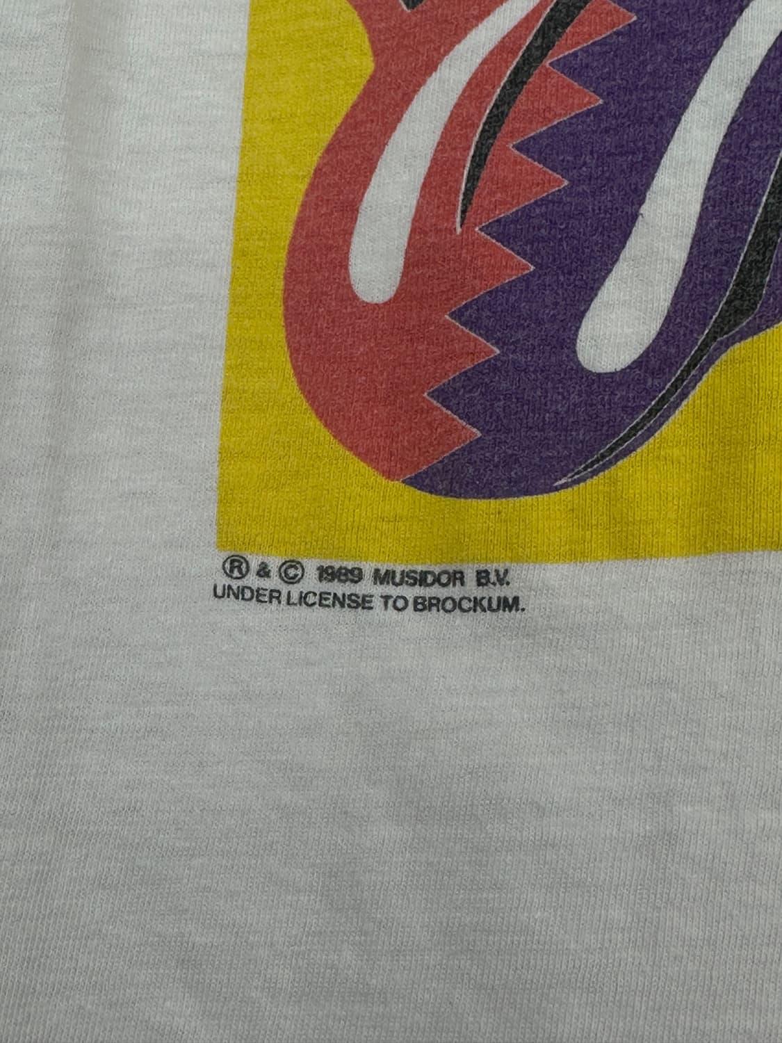 1990' Rolling Stones 어반 정글 유로 투어 티셔츠 L 상품이미지5