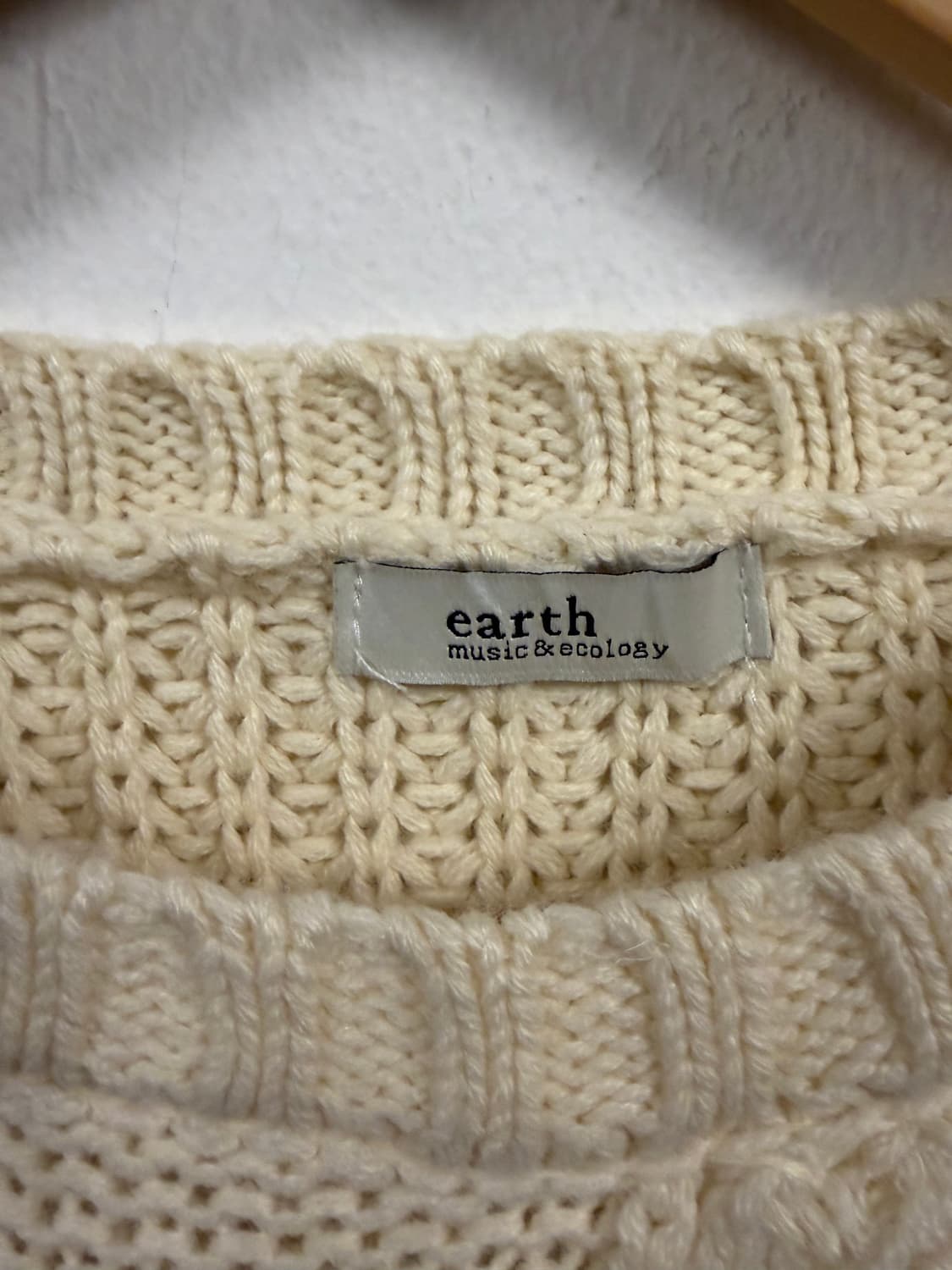 W-OS) 어스 earth 러블리 모리 벌룬 슬리브 와플 니트 T 상품이미지2