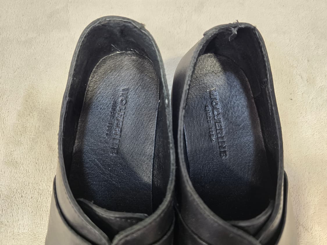 울버린 Wolverine 여성 가죽 단화 블랙 230 상품이미지6