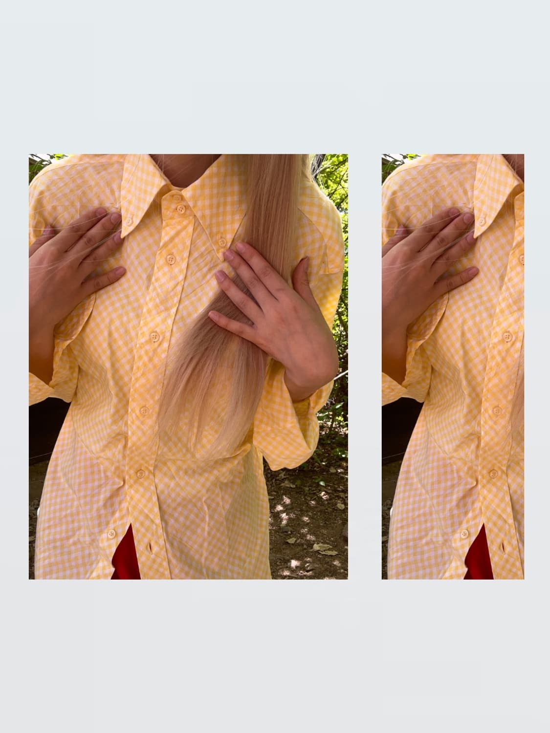 Yellow Button Shirt 옐로우 버튼 셔츠 상품이미지2