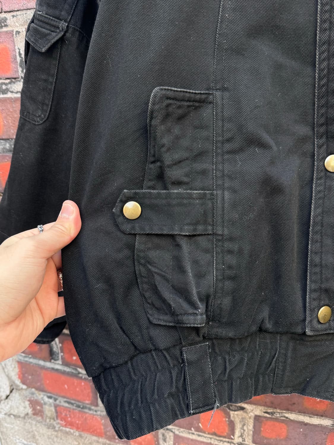 Monte Viso 버클 디테일 하이넥 봄버자켓  상품이미지7