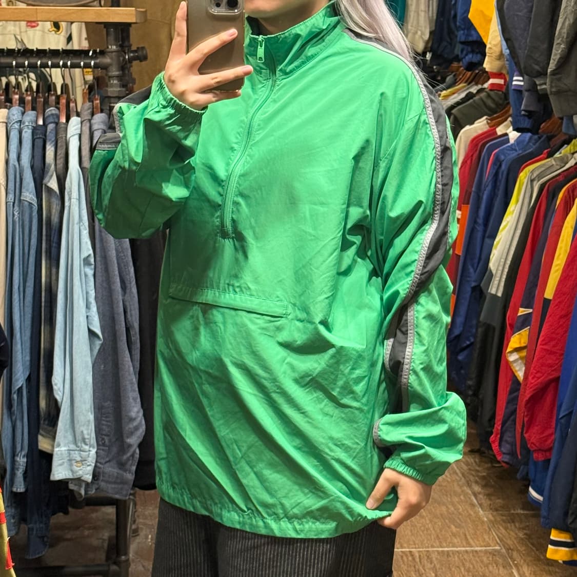 [HI] 나이키 바람막이 그린  상품이미지4