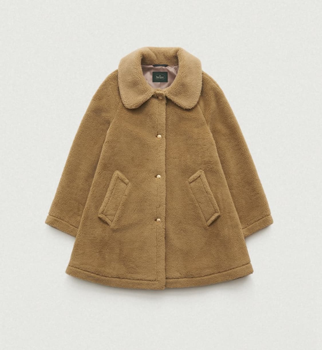 더바넷 캐롤 테디 울 코트 베이지 상품이미지3