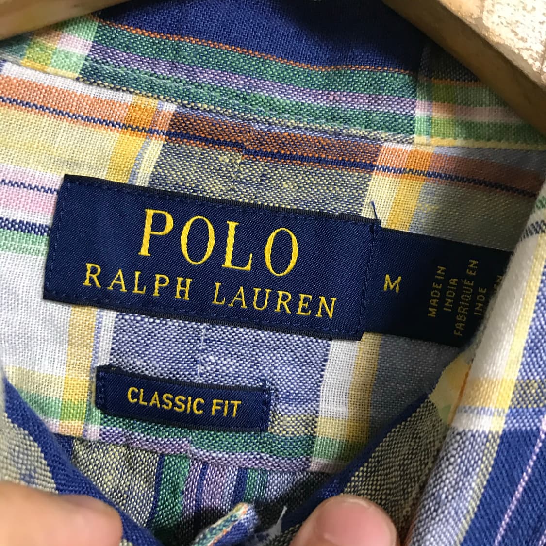 폴로 랄프로렌 데일리 체크 린넨셔츠 상품이미지3