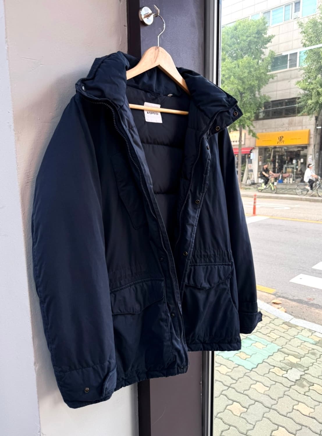 S/ 아스페시 후드 다운 자켓 상품이미지5