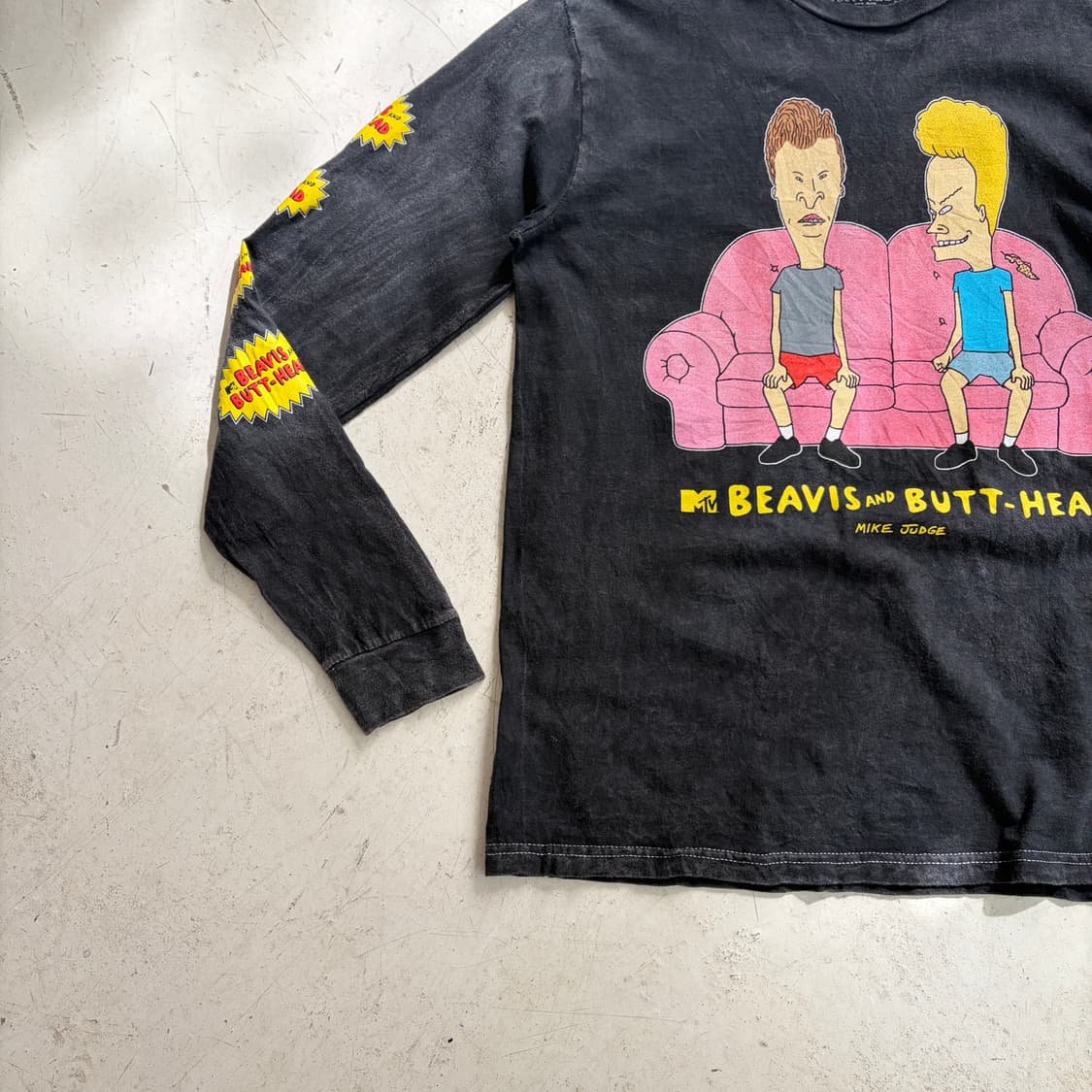 비비스와 버트헤드 오피셜 빈티지 롱슬리브 S/M 상품이미지3