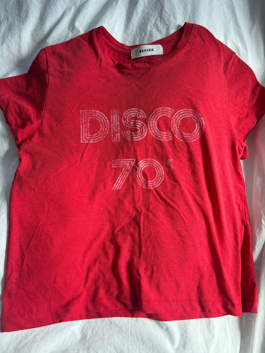Beaker Disco70 레드 티셔츠 상품이미지4