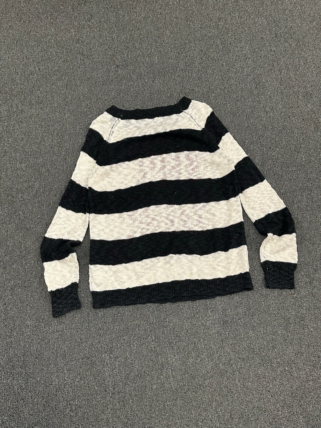 M)Lovetoxic vintage 여성 펑크 단가라 니트 스웨터 상품이미지6