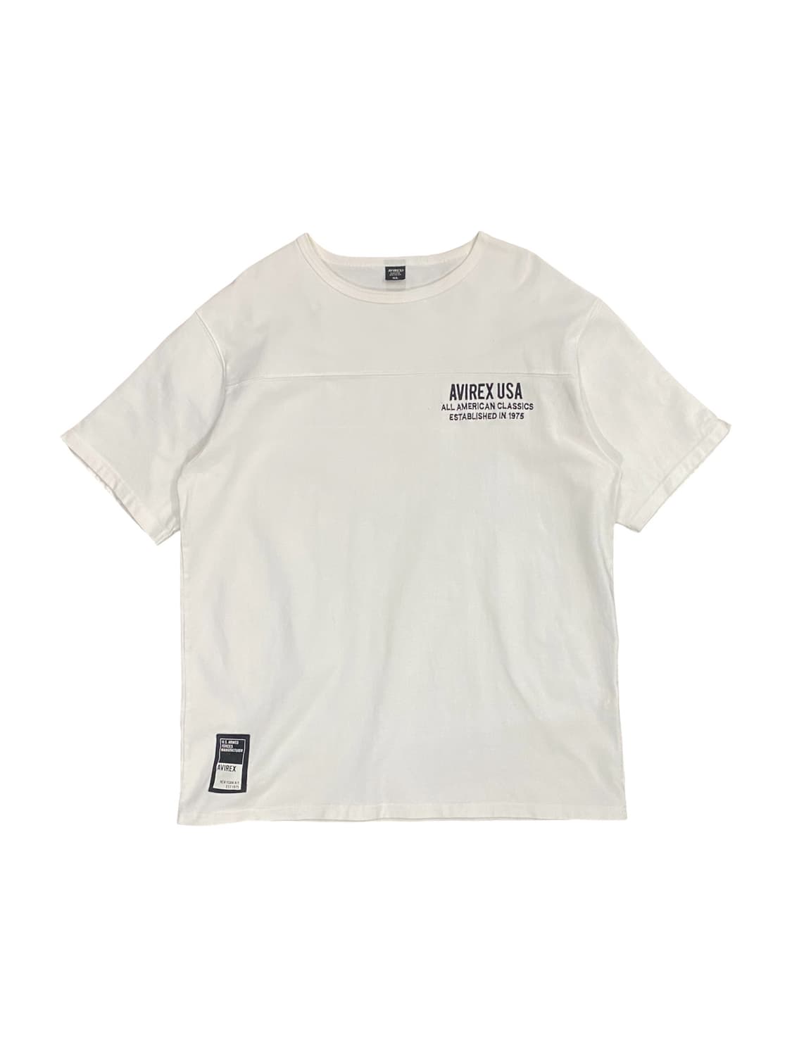 Avirex  백로고 프린팅 반팔 티셔츠 상품이미지1