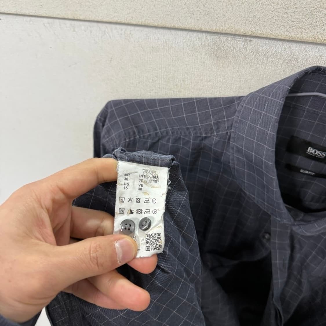 휴고보스 체크셔츠 상품이미지4