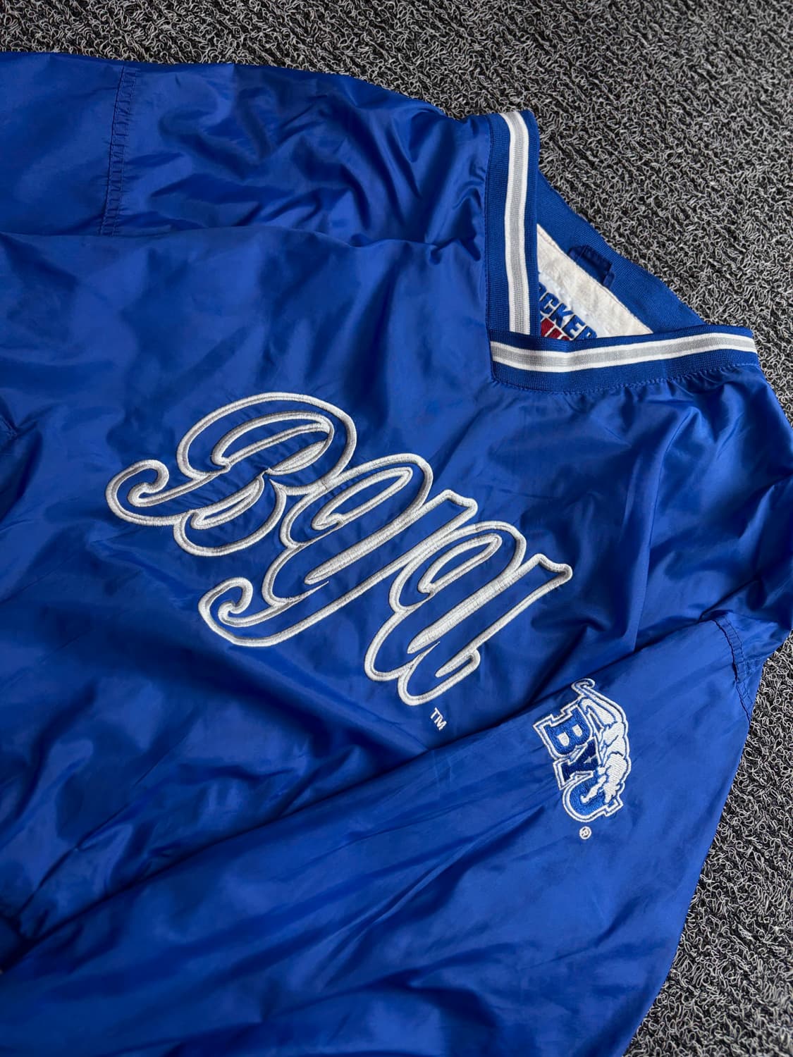 빈티지 올드스쿨 빅로고 웜업 풀오버 아노락 4107 상품이미지4