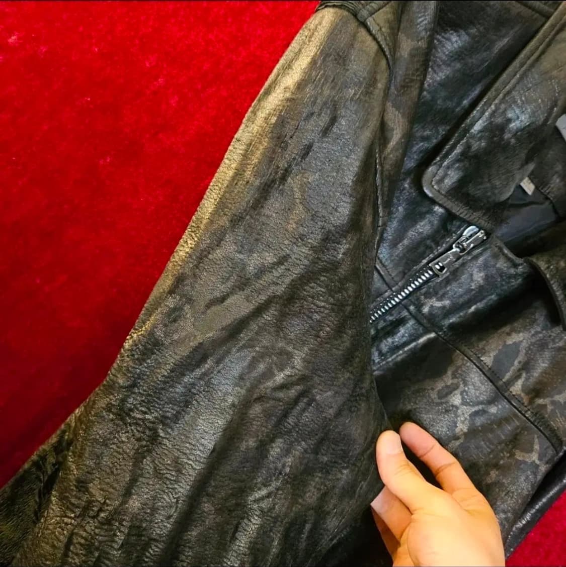 존바바토스 양가죽 프리미엄 라이더자켓 상품이미지4