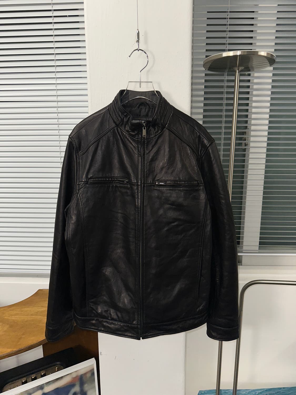 보스턴하버 램스킨 가죽자켓 M 상품이미지1