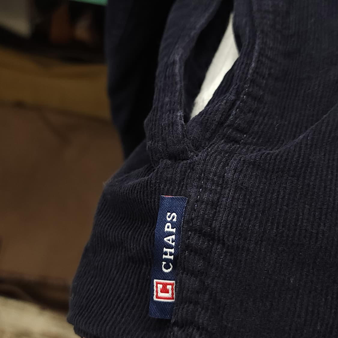 90s 챕스 랄프로렌 코듀로이 워크셔츠 컨트리 쉐르파 셔츠자켓 네이비xl 상품이미지8