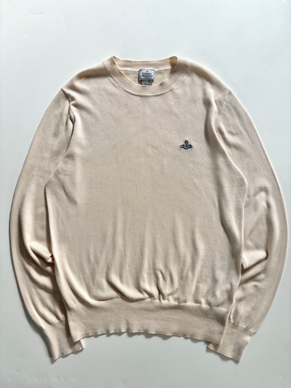 Vivienne Westwood 비비안웨스트우드 ORB로고 아이보리 코튼 상품이미지3