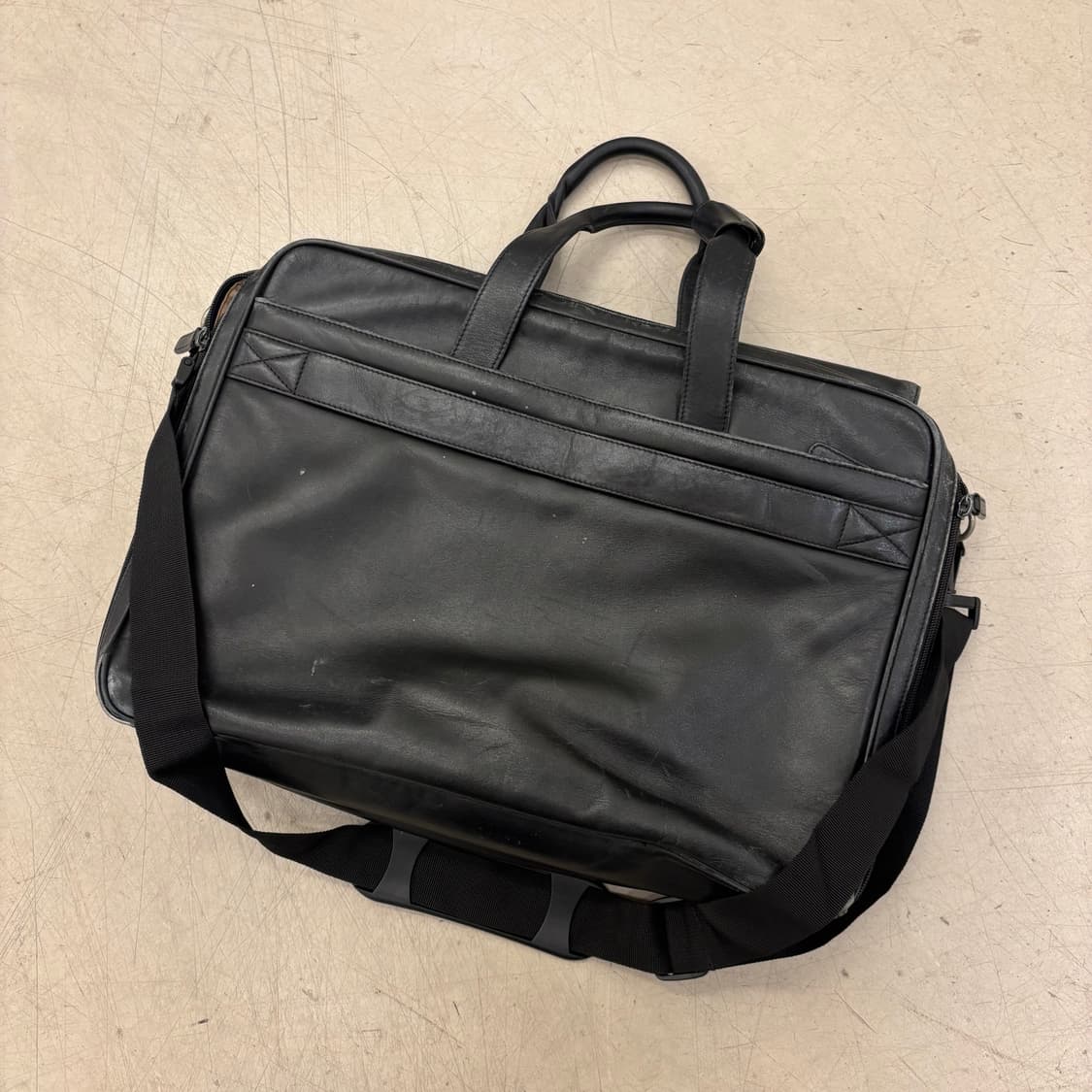 골드파일 레더 브리프 케이스 상품이미지5